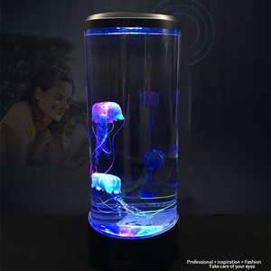7 Color Changing Electric Round Jellyfish <strong>Lamp</strong> Color Changing Mood Led Fantasy Remote Control <strong>Jelly</strong> <strong>Fish</strong> <strong>Lamp</strong> Popular - Product Image 4
