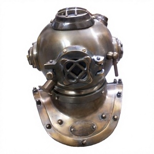 Casco de buceo con acabado antiguo, suministros náuticos, venta al por mayor, casco de buceo de barco titánico personalizado en artículos marítimos - Product Image 1