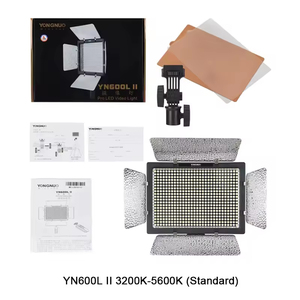 YONGNUO YN600LII Pro LED Video Studio Light 3200K ~ 5600K Temperatura de color dual Funciona con batería para Canon para <span class=keywords><strong>Nikon</strong></span> para Sony Cam - Product Image 4