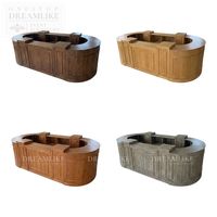 Mesa de Banquete Rústica de Roble Macizo, Resistente, de Grado Comercial, para Alquiler en Eventos y Fiestas, Diseño Rectangular, con Capacidad para 6 a 8 Personas