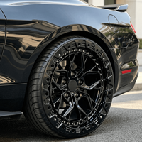 Jantes Bku forgées Beadlock pour Ford Mustang Shelby GT350 GT500 S650 S550 17 18 pouces 5x114.3 Drag Racing