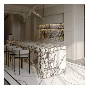 Losas de Mármol Natural Moderno Calacatta Viola para Encimeras de Cocina, Revestimiento de Paredes, Muebles para el Hogar, Azulejos para Pisos, Decoración del Hogar - Product Image 2