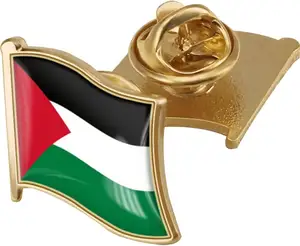 ייצור תג palestine דגל דגל פלסטיני אמייל עיצוב חופשי