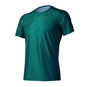 Camiseta Deportiva Sublimada Personalizada de Alta Calidad para Hombre, Diseño Nuevo, 100% Poliéster, Manga Corta, Secado Rápido, Ecológica, Venta al Por Mayor - Product Image 1