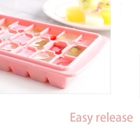 Bac à glaçons en silicone avec couvercle, moule à glaçons flexible pour faire de la glace à la maison, machine à glaçons réutilisable pour congélateur