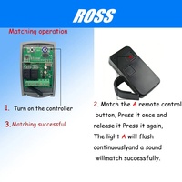 Télécommande à code roulant 433 MHz HCS301 pour porte de garage