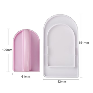 Grattoir à crème en plastique pour gâteaux, outil de lissage de la pâte à sucre, vente chaude - Product Image 3