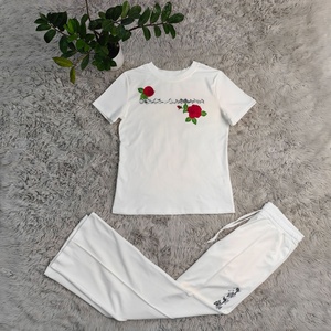 Ropa de Marca para Mujer, Nueva Colección Otoño Invierno, Conjunto de Pantalones Casuales Estampados, Conjunto de 2 Piezas con Patrón Sólido, Moderno y Elegante - Product Image 3