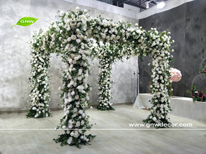 GNW Designs colorés, quatre piliers, arrangement floral, entrées, décoration de mariage - Product Image 2