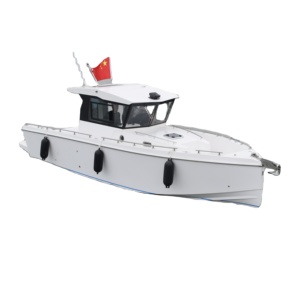 factory direct supply 28ft feet luxury fiberglass cabin fishing boat FRP yacht 9.35 meters 10 people