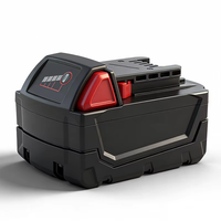 Batterie LiFePO4 personnalisée 18V 6Ah 18650 à semi-conducteurs avec indicateur LED pour outils électriques, perceuse électrique, tournevis, scie à onglet