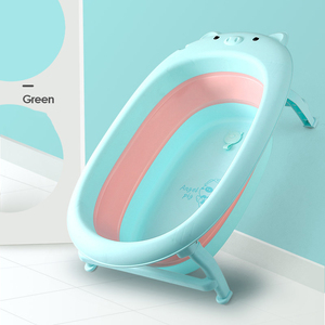 Newborn 2021 collapsible new foldable plastic toddlers small children portable kids basins bathtub baby bath tubs set with stand