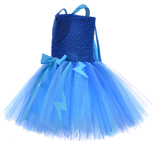 Vestidos tutú para <span class=keywords><strong>niñas</strong></span> Disfraces <span class=keywords><strong>de</strong></span> fiesta <span class=keywords><strong>de</strong></span> estilo superhéroe azul con capa <span class=keywords><strong>de</strong></span> máscara Cosplay <span class=keywords><strong>de</strong></span> Halloween Vestido <span class=keywords><strong>de</strong></span> fiesta <span class=keywords><strong>de</strong></span> Carnaval Novedades - Product Image 2