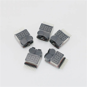 Lipo Akku <span class=keywords><strong>Tester</strong></span> Baixa Tensão Buzzer Alarme pele 2-8S Lipo Leben Li-Ion Batterie Checker Monitor - Product Image 5