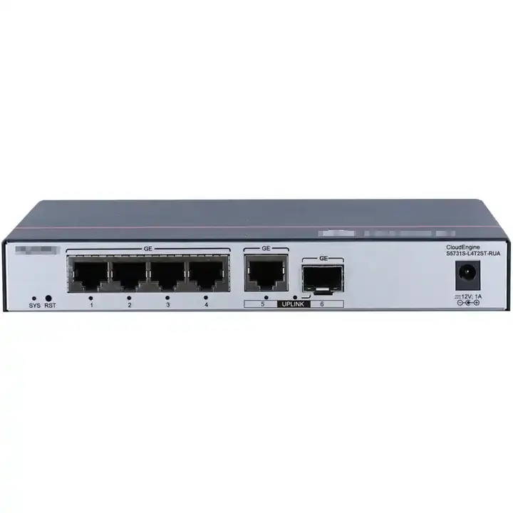 محولات سلسلة S5700 هجينة منافذ SFP كهربائية بصرية S5731S-L4T2ST-RUA