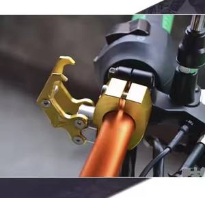 Gancho de bicicleta <span class=keywords><strong>para</strong></span> motocicleta, colgador de bolsa de equipaje, casco, gancho de garra de águila, fácil de instalar, bolsa de almacenamiento, soporte de aleación de aluminio - Product Image 3