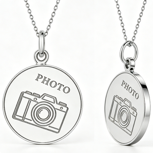 เหรียญวงกลมชุบเงินพร้อมลายสลักกล้องถ่ายรูปสำหรับเป็นของที่ระลึก - Product Image 4