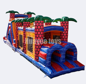 Commercial Large <strong>Inflatable</strong> Obstacle Slide Course for Child Bouncy Slide Combo <strong>Inflatable</strong> Castle With <strong>Tunnel</strong> - Product Image 6