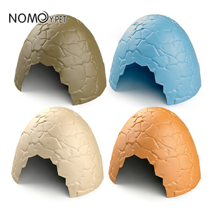 NOMOY PET Reptile Hide Box Coquille d'oeuf grotte pour tortue grenouille Aquarium Poisson Lézard Barbu Dragon Cache et Grottes - Product Image 5