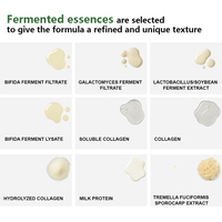 Tonique Professionnel à l'Essence Fermentée Apaisant Hydratant Réparateur de la Barrière Cutanée Eau Visage Collagène Peptide Anti-Âge Pour Salon