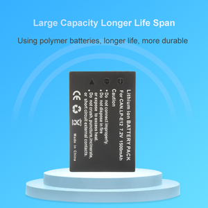 LP-E12 7.2V 1500Mah Li-Ion Oplaadbare Batterij Voor Canon Eos <span class=keywords><strong>M</strong></span> M2 M10 100d Rebel Sl1/100d Digitale Camera 'S - Product Image 2