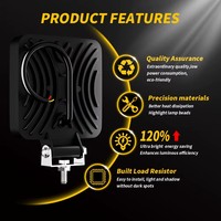 Nueva Luz de Trabajo DXZ de 4 Pulgadas y 34 LED con Certificación CE ROHS de 102W 12-24V para Camiones, Autobuses, Barcos y Automóviles, para Reequipamiento/Actualización con 1 Año de Garantía