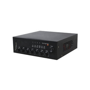 Placa amplificadora de potencia, mezclador de 4-16 Ohm, 70V, 100V, música PA con USB, sintonizador FM, Bluetooth y batería de respaldo de 12VDC para Audio doméstico - Product Image 3