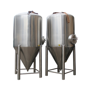 Cuve de Fermentation Conique en Acier Inoxydable 304 avec Chemise de Refroidissement pour la Fabrication de Bière et de <span class=keywords><strong>Vin</strong></span> - Product Image 1