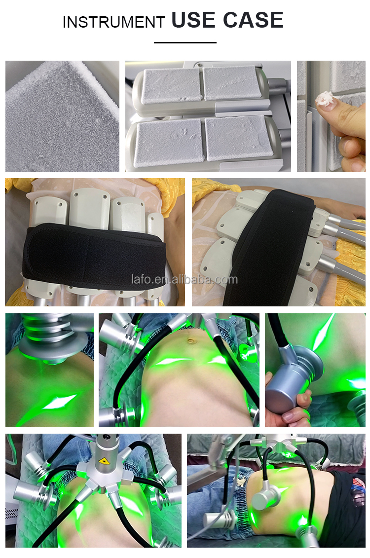 6D Laser Fat burning cellulite weight loss cold laser green red light 532nm 635nm wavelength body slimming machine