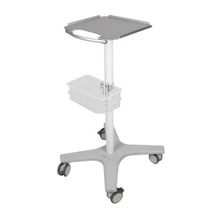 Carrito para Escáner Ultrasónico con Ruedas Silenciosas Anti-enredos, Monitor Ajustable, Garantía de 3 Años, Soporte Técnico en Línea - Product Image 3
