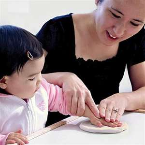 Cadre photo en bois bricolage impression coulée cadre d'impression main et pied bébé nouveau-né pour <span class=keywords><strong>souvenir</strong></span> <span class=keywords><strong>souvenir</strong></span> - Product Image 4