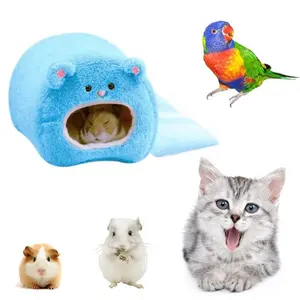 Factory oem Small Pet Bed Winter Warm Plush Nest Cage for Squirrel Hedgehog Totoro Rabbit