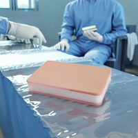 Modelo de inyección de silicona médica de doble cara Módulo de simulación de doble cara para práctica de estudiantes Maniquí de piel texturizada de PVC