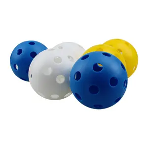 72毫米软26孔Pickleball PE注塑儿童玩具塑料棒球