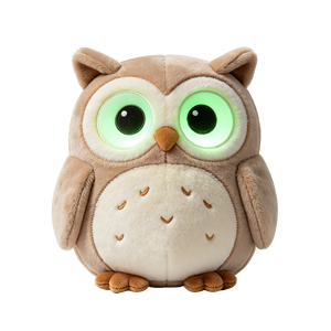 Série Ciel Étoilé : Jouets Lumineux Sans Piles – Mix de Peluches Lumineuses Hibou, Renard, Chèvre, Corgi pour Augmenter la Valeur des Commandes Clients - Product Image 1