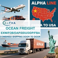 Service maritime EXW FCA FOB DDP DAP FBA de Chine vers les États-Unis d'Amérique par transport maritime, entreposage, assurance et livraison