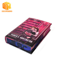Impression de romans personnalisés à couverture rigide cousue Smith, livre illustré grand format relié avec bords pulvérisés imprimés