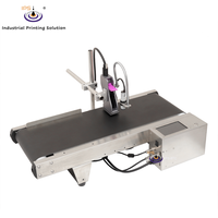 Impresora de Escritorio IPS-8TC con Mini Transportador para Plástico y Papel de Aluminio, Codificación de Fecha y Lote, Impresoras de Matriz de Puntos