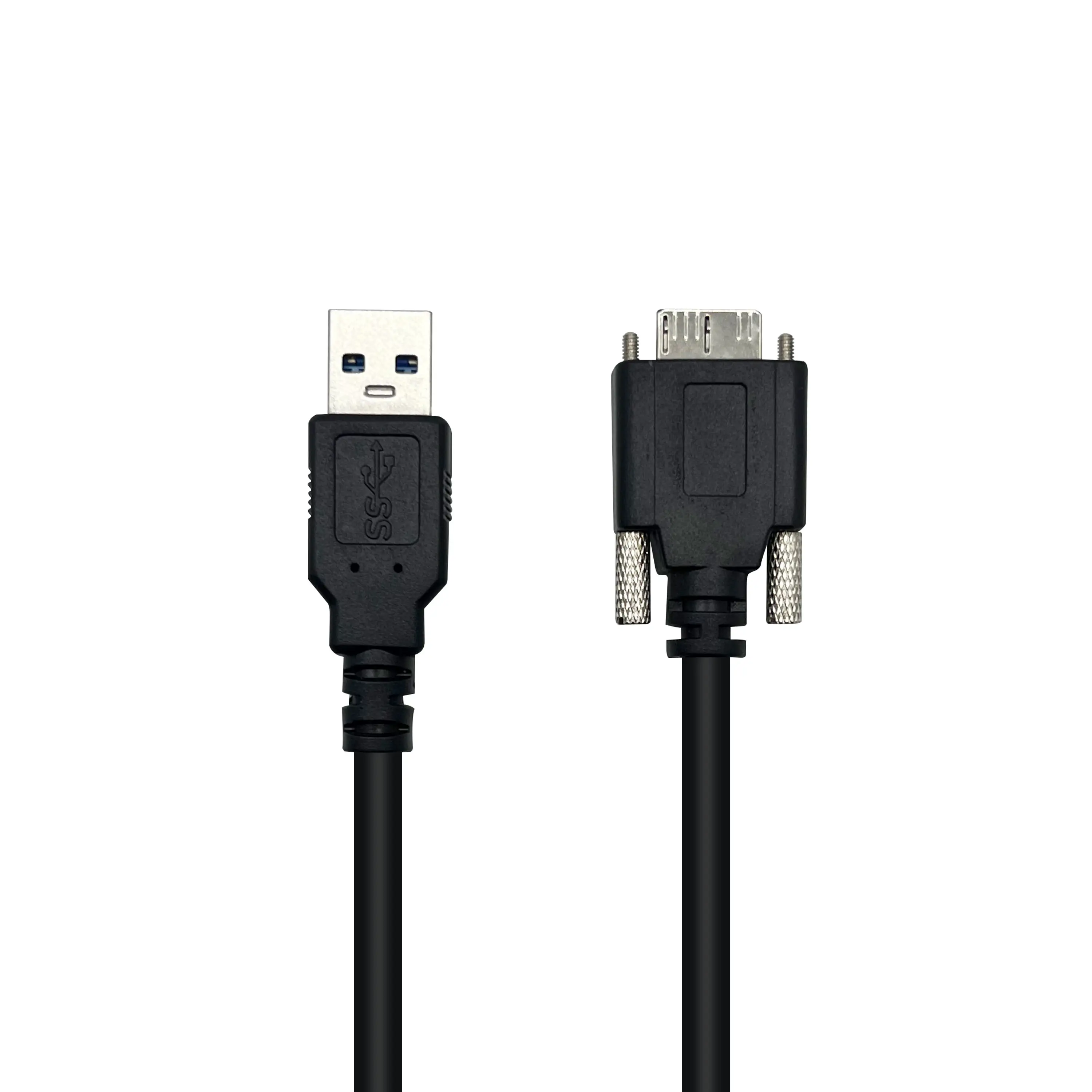 USB 3.0กับ Micro B พร้อมสาย thumbscrews USB3สายวิสัยทัศน์