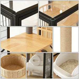 Casa <span class=keywords><strong>para</strong></span> Gatos, Refugio Tranquilo y Relajante, Diseño Elegante y Exclusivo, Base Antideslizante, Forro Seguro, Duradero y Transpirable - Product Image 5