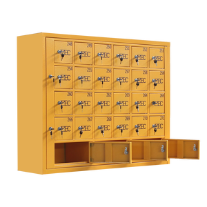 Bureau de <span class=keywords><strong>poste</strong></span> moderne extérieur en métal <span class=keywords><strong>sur</strong></span> <span class=keywords><strong>pied</strong></span>, boîte <span class=keywords><strong>aux</strong></span> <span class=keywords><strong>lettres</strong></span> étanche à montage commercial, vente en gros intelligente - Product Image 2