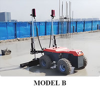 Robots de construction meulage de sol en béton Robot de chape laser Robot de construction multifonctionnel pour bâtiment/résidentiel/bureau