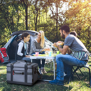 Bolsa de Picnic Plegable en Oferta, Mochila Nevera Aislada de Gran Capacidad para 48/60 Latas, Ideal para Pesca, Campamento y Eventos de Equipo - Product Image 5