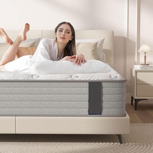 <span class=keywords><strong>Matelas</strong></span> en mousse mémoire de forme gel design moderne avec ressorts ensachés <span class=keywords><strong>Hauteur</strong></span> 25 <span class=keywords><strong>cm</strong></span> Lit Support mi-ferme pour bébés et enfants Meubles de chambre à coucher - Product Image 1
