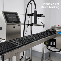 Impresora Industrial CIJ VT, 40+ Idiomas, Máquina de Codificación de Fecha con Caracteres Pequeños, Impresora de Inyección de Tinta Impermeable IP55 para Línea de Producción