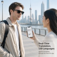 Lunettes Intelligentes IA avec Caméra 8MP, Enregistrement Vidéo 1080P, Appel et Transfert Wi-Fi, IP65 pour Hommes et Femmes
