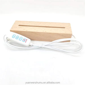 ฐานอะคริลิคทรงสี่เหลี่ยมพร้อมไฟ LED USB 5V สำหรับงานแกะสลักด้วยเลเซอร์ DIY ตกแต่งกราฟฟิตี  ใช้เป็นโคมไฟอะคริลิคสำหรับเขียนข้อความหรือใช้เป็นไฟกลางคืน - Product Image 4