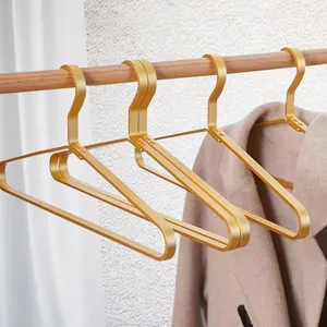 High Quality Fast Shipping Metal Hanger For Clothes Aluminum Alloy Hangers Home Wardrobe Bathroom Use