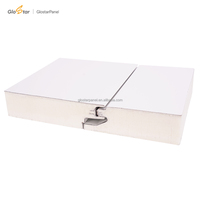 Panneaux sandwich en polyuréthane écologiques modernes de 50 mm, 75 mm et 100 mm pour les murs et les toits de construction, matériaux d'isolation thermique