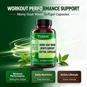 Complément Sportif Horny Goat Weed 800mg Gélules Molles 90pcs – Aide à Maintenir les Performances et la Vitalité Pendant l'Entraînement – Nutrition Quotidienne pour Hommes Actifs - Product Image 3